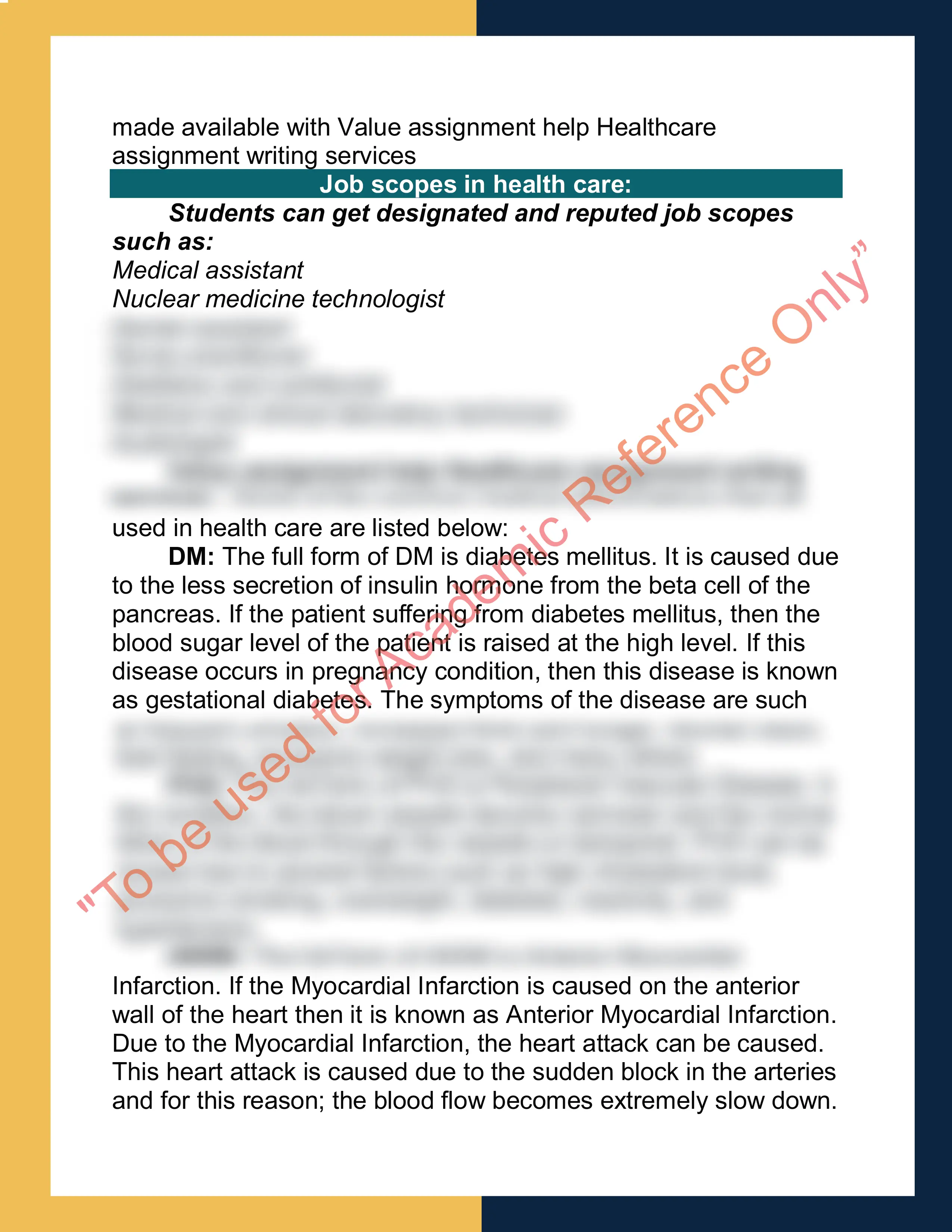 Assignment sample solution of HLT1010 - Introduction to Healthcare Systems 1